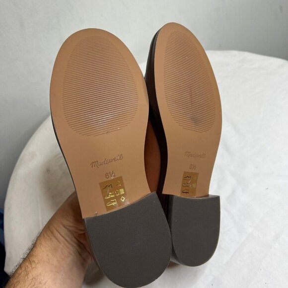 Madewell Tan Leather Penny Loafers - Picture 7 of 11